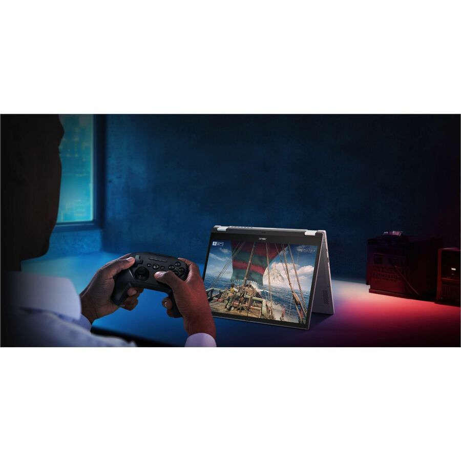 Life-Style Image for Asus Chromebook Vibe CX34 Flip CX3401 CX3401FBA-YZ566T-S 14" Touchscreen Convertible Chromebook - WUXGA - 144 Hz - Intel Core i5 12th Gen i5-1235U - 16 GB - 256 GB SSD - Zinc