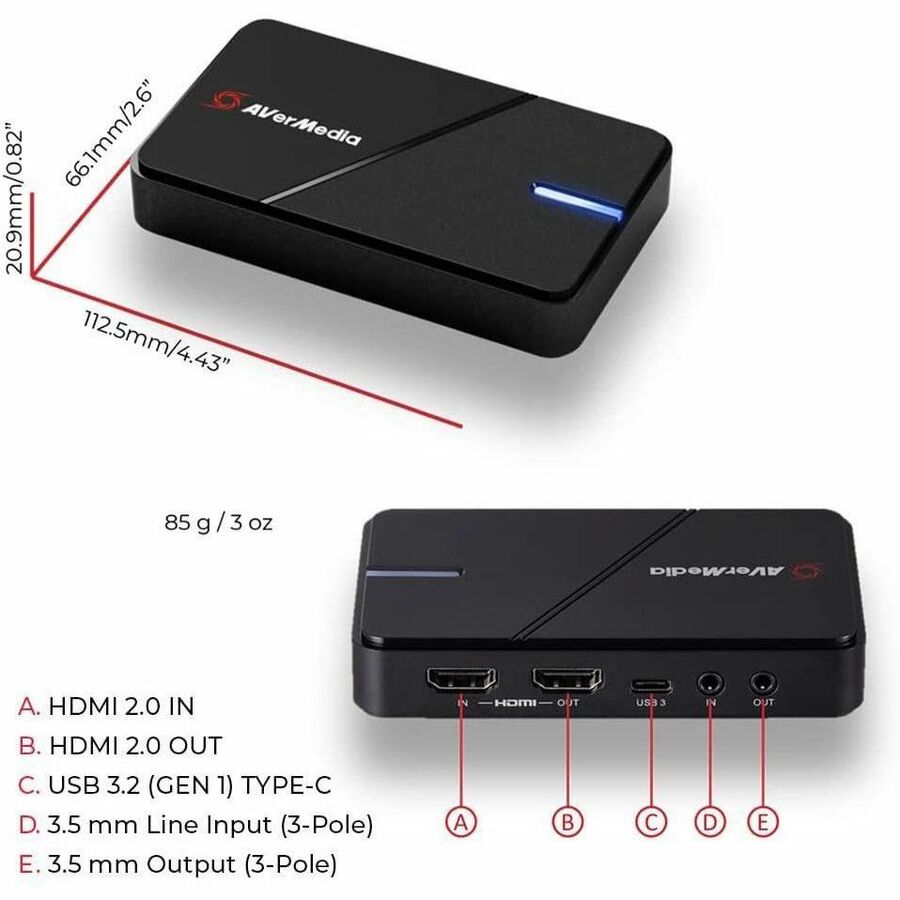 Alternate-Image9 Image for AVerMedia Live Gamer EXTREME 3 Plug and Play 4K Capture Card. TAA and NDAA Compliant