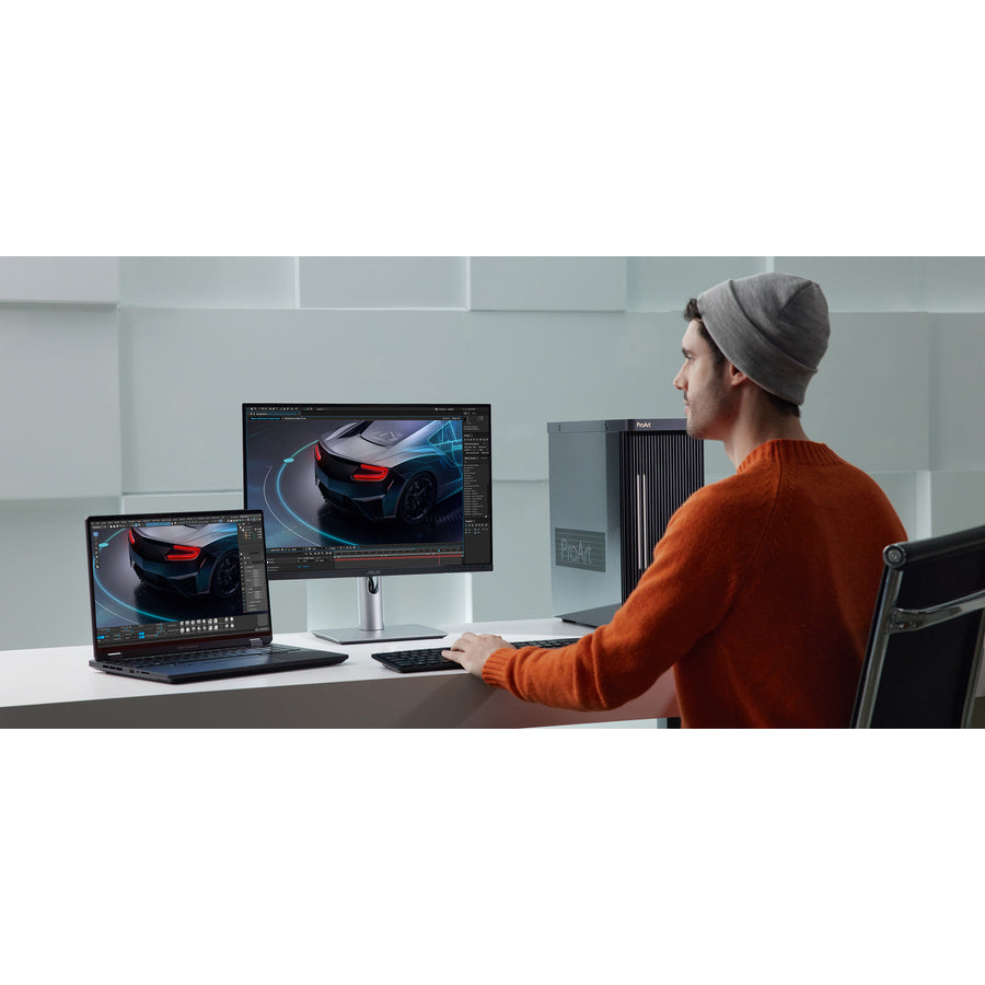 Life-Style Image for Asus ProArt PA248CRV 24" Class WUXGA LCD Monitor - 16:10 - Silver