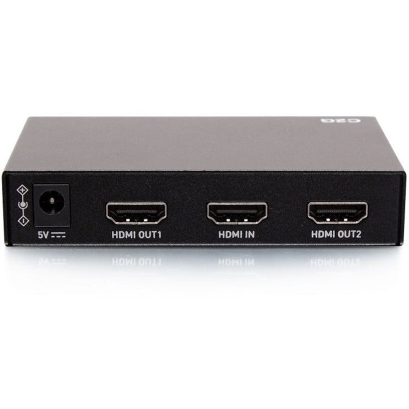 Rear Image for C2G 2-Port HDMI Distribution Amplifier Splitter - 4K 60Hz