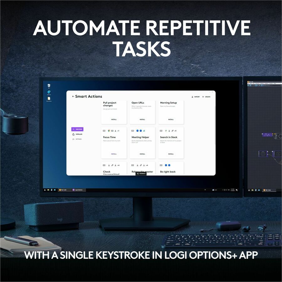 Alternate-Image2 Image for Logitech MX Keys S Wireless Keyboard, Low Profile, Fluid Precise Quiet Typing, USB C Rechargeable, Black