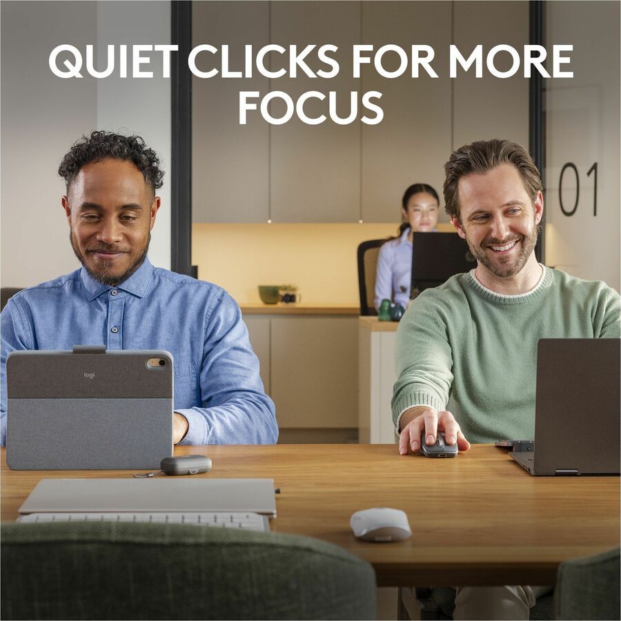 Alternate-Image2 Image for Logitech MX Anywhere 3S Compact Wireless Mouse, Fast Scrolling, 8K DPI Any-Surface Tracking, Quiet Clicks - Black