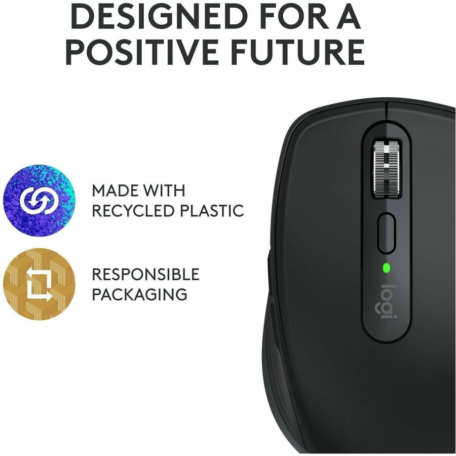 Alternate-Image3 Image for Logitech MX Anywhere 3S Compact Wireless Mouse, Fast Scrolling, 8K DPI Any-Surface Tracking, Quiet Clicks - Black