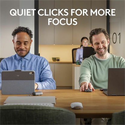 Alternate-Image2 Image for Logitech MX Anywhere 3S Compact Wireless Mouse, Fast Scrolling, 8K DPI Any-Surface Tracking, Quiet Clicks, Pale Gray