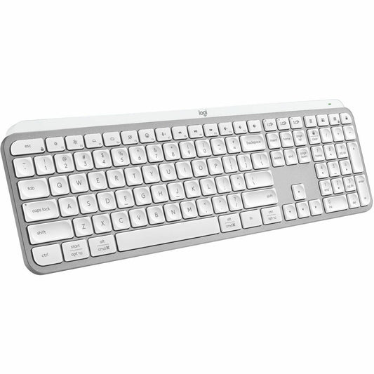 Main Image for Logitech MX Keys S Wireless Keyboard, Low Profile, Fluid Precise Quiet Typing, USB C Rechargeable, Pale Gray