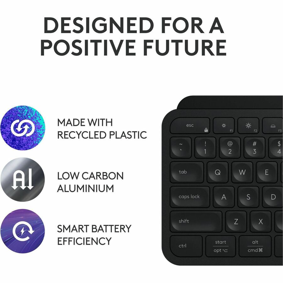 Alternate-Image10 Image for Logitech MX Keys S Combo - Performance Wireless Keyboard and Mouse with Palm Rest, Bluetooth - Black