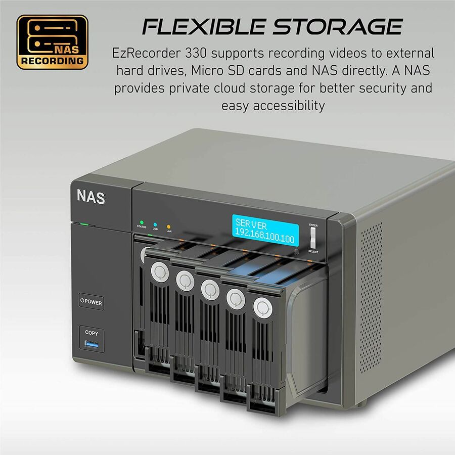 Alternate-Image3 Image for AVerMedia EzRecorder 330 (ER330), Record and Stream without PC, TAA Compliant