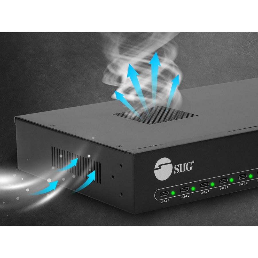 Alternate-Image7 Image for 16-Port Industrial USB-C PD Charging Station - 600W