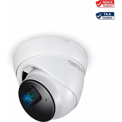 Main Image for TRENDnet Indoor Outdoor 5MP H.265 PoE IR Fixed Turret Network Camera, IP66 Rated Housing, IR Night Vision up to 30m (98 ft.), Security Surveillance Camera, microSD Card Slot, White, TV-IP1515PI