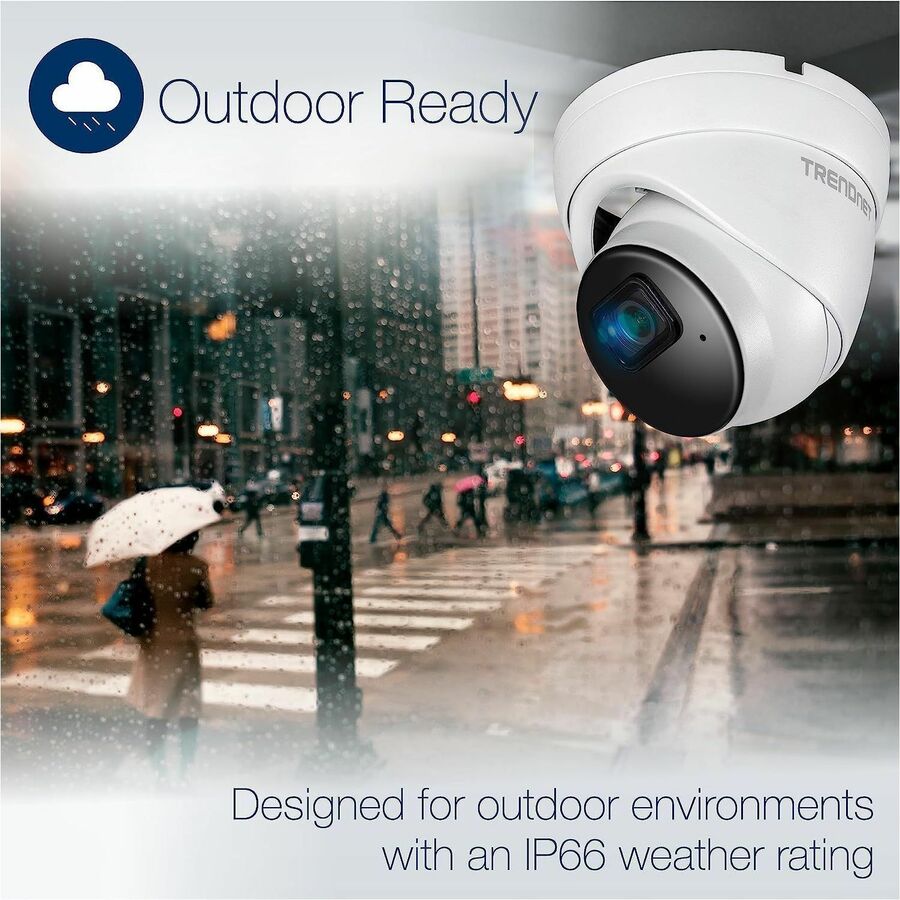 Alternate-Image8 Image for TRENDnet Indoor Outdoor 5MP H.265 PoE IR Fixed Turret Network Camera, IP66 Rated Housing, IR Night Vision up to 30m (98 ft.), Security Surveillance Camera, microSD Card Slot, White, TV-IP1515PI