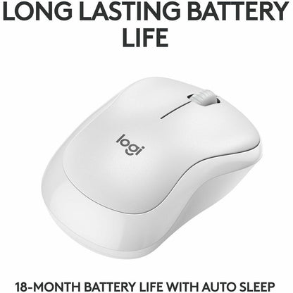 Alternate-Image3 Image for Logitech M240 Silent Bluetooth Mouse, Wireless, Compact, Portable, Smooth Tracking, Off-white
