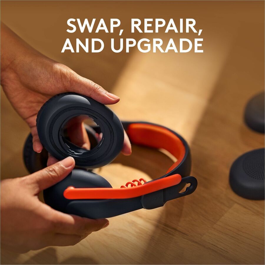 Alternate-Image6 Image for Logitech Zone Learn Wired Headset with Microphone for Learners, Comfortable and Adjustable Fit for Kids, USB C