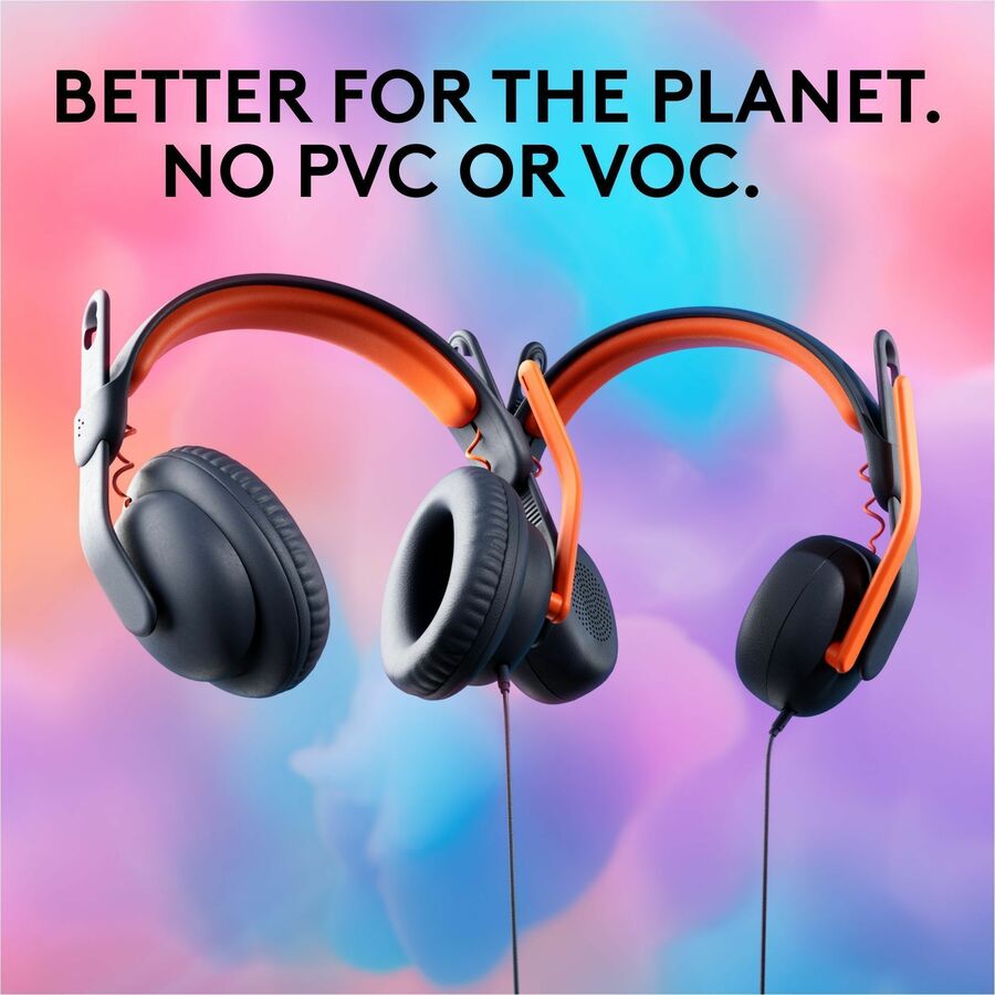 Alternate-Image7 Image for Logitech Zone Learn Wired Headset with Microphone for Learners, Comfortable and Adjustable Fit for Kids, USB C