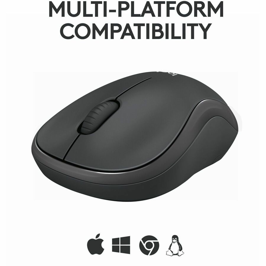 Alternate-Image5 Image for Logitech M240 Silent Bluetooth Mouse, Wireless, Compact, Portable, Smooth Tracking, Graphite