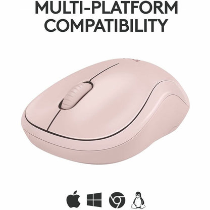 Alternate-Image5 Image for Logitech M240 Silent Bluetooth Mouse, Wireless, Compact, Portable, Smooth Tracking, Rose