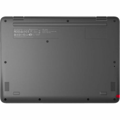 Bottom Image for Lenovo 500e Yoga Chromebook Gen 4 82W40009US 12.2" Touchscreen Convertible 2 in 1 Chromebook - WUXGA - 60 Hz - Intel N-Series N100 - 4 GB - 32 GB Flash Memory - English Keyboard - Graphite Gray