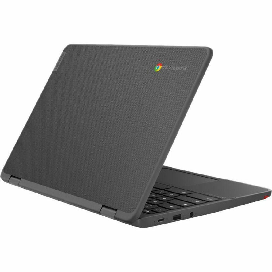 Rear Image for Lenovo 500e Yoga Chromebook Gen 4 82W40009US 12.2" Touchscreen Convertible 2 in 1 Chromebook - WUXGA - 60 Hz - Intel N-Series N100 - 4 GB - 32 GB Flash Memory - English Keyboard - Graphite Gray