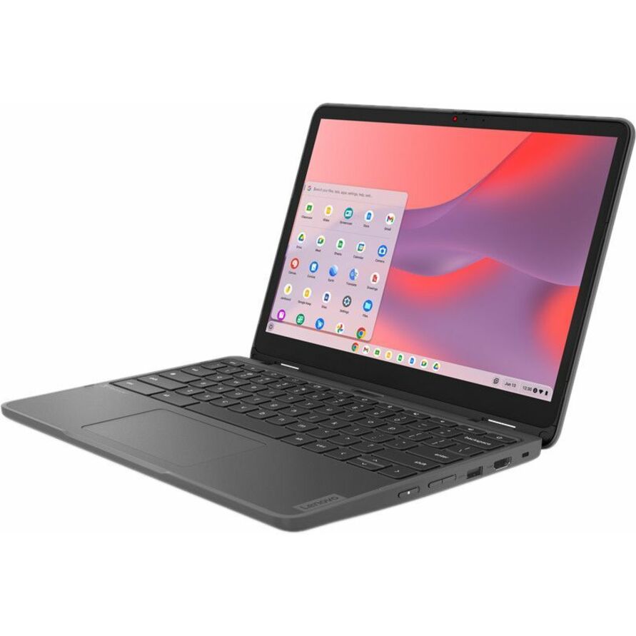 Alternate-Image2 Image for Lenovo 500e Yoga Chromebook Gen 4 82W40009US 12.2" Touchscreen Convertible 2 in 1 Chromebook - WUXGA - 60 Hz - Intel N-Series N100 - 4 GB - 32 GB Flash Memory - English Keyboard - Graphite Gray