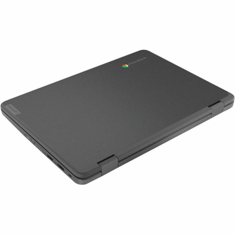 Rear Image for Lenovo 500e Yoga Chromebook Gen 4 82W4000AUS 12.2" Touchscreen Convertible 2 in 1 Chromebook - WUXGA - 60 Hz - Intel N-Series N100 - 4 GB - 32 GB Flash Memory - English Keyboard - Graphite Gray