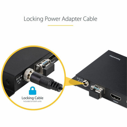 Alternate-Image4 Image for StarTech.com 4K HDMI over Fiber Extender Kit, 4K 60Hz, 3300ft (1km) Single Mode/1000ft (300m) Multimode LC Fiber Optic, HDR, IR Extender