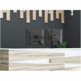 Life-Style Image for Kanto Desk Mount for Monitor - Black - Landscape/Portrait