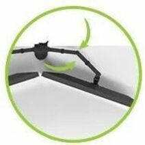 Alternate-Image8 Image for Kanto Desk Mount for Monitor - Black - Landscape/Portrait