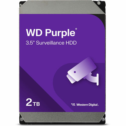Main Image for WD Purple WD23PURZ 2 TB Hard Drive - 3.5" Internal - SATA - Purple