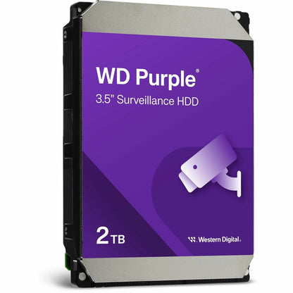 Alternate-Image2 Image for WD Purple WD23PURZ 2 TB Hard Drive - 3.5" Internal - SATA - Purple