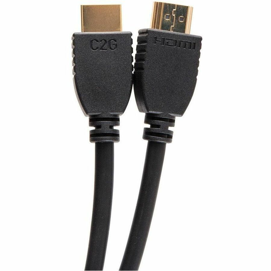 Alternate-Image1 Image for C2G 3ft Plus Series Ultra High Speed HDMI™ Cable with Ethernet - In-Wall CL2 Rated - 8K 60Hz - M/M - Black