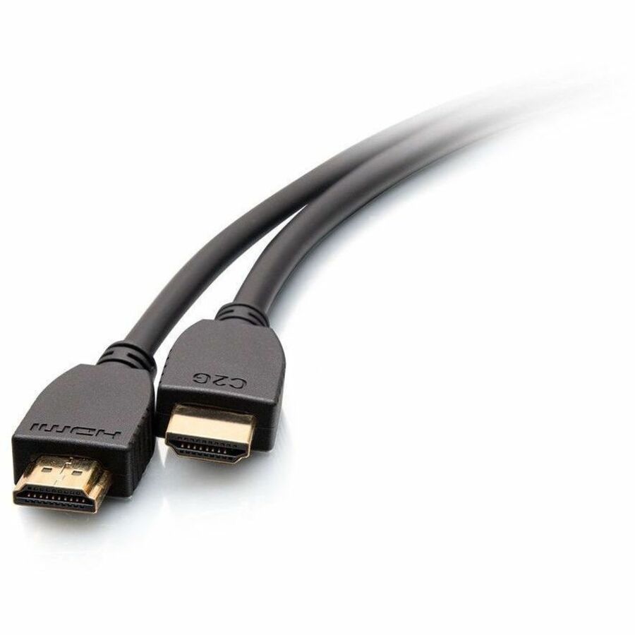 Alternate-Image2 Image for C2G 3ft Plus Series Ultra High Speed HDMI™ Cable with Ethernet - In-Wall CL2 Rated - 8K 60Hz - M/M - Black