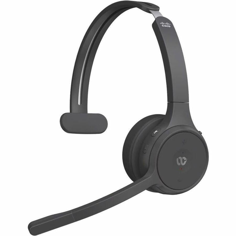 Main Image for Cisco Single On-ear Headset+Charging Stand, USB-A Bundle Carbon Black