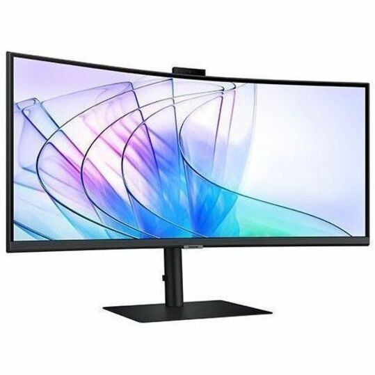 Right Image for Samsung ViewFinity S6 S34C654VAN 34" Class Webcam UW-QHD Curved Screen LCD Monitor - 21:9 - Black
