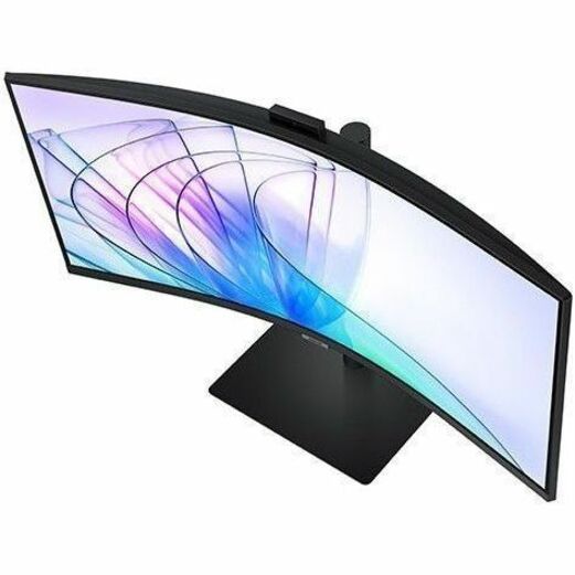 Top Image for Samsung ViewFinity S6 S34C654VAN 34" Class Webcam UW-QHD Curved Screen LCD Monitor - 21:9 - Black