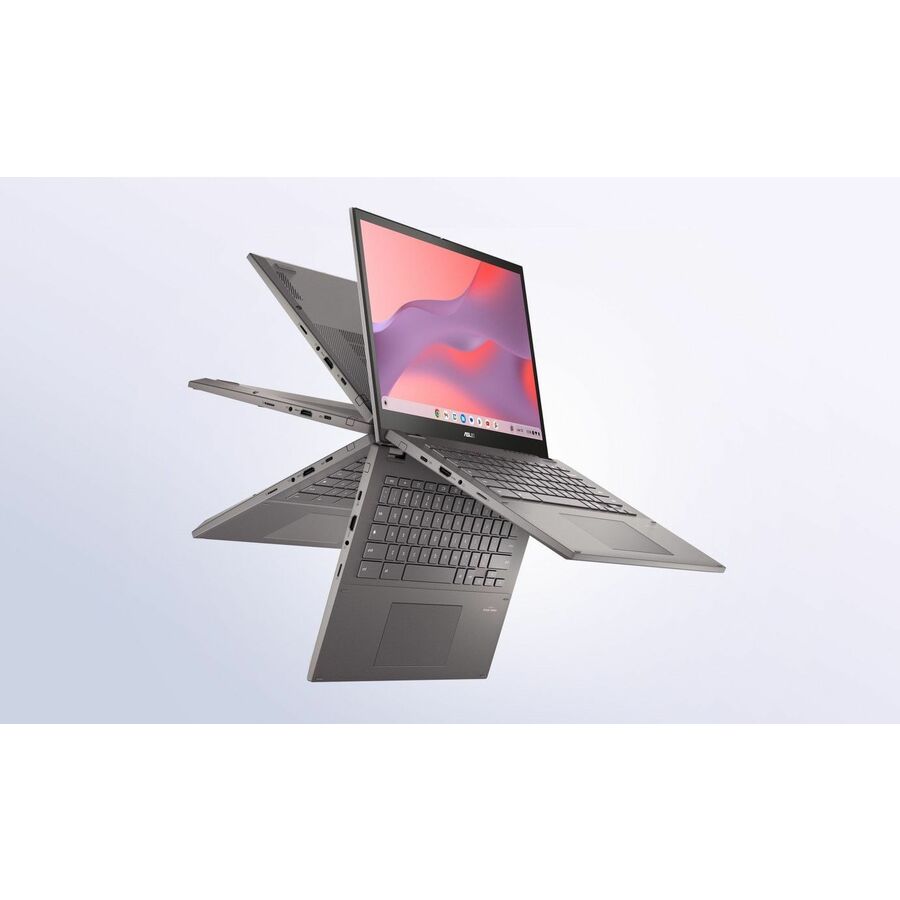 Alternate-Image5 Image for Asus Chromebook Vibe CX34 Flip CX3401 CX3401FBA-GE388T-S 14" Touchscreen Convertible 2 in 1 Chromebook - WUXGA - 144 Hz - Intel Core i3 12th Gen i3-1215U - 8 GB - 128 GB SSD - Pearl White