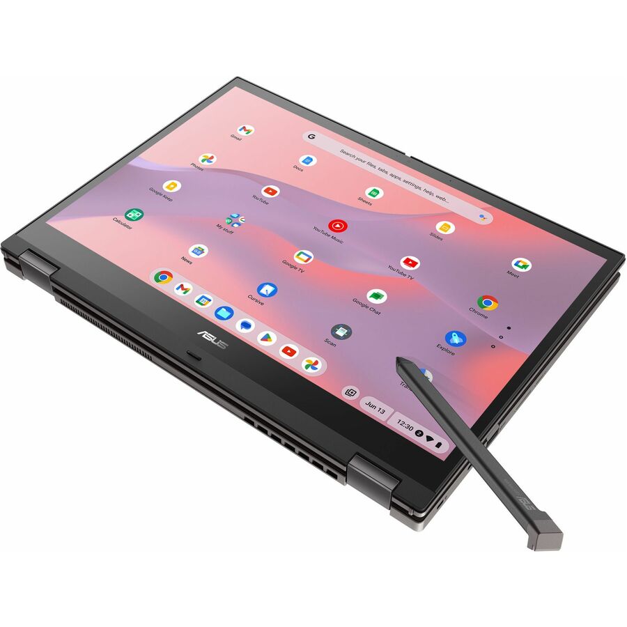 Alternate-Image1 Image for Asus Chromebook Vibe CX34 Flip CX3401 CX3401FBA-GE388T-S 14" Touchscreen Convertible 2 in 1 Chromebook - WUXGA - 144 Hz - Intel Core i3 12th Gen i3-1215U - 8 GB - 128 GB SSD - Pearl White