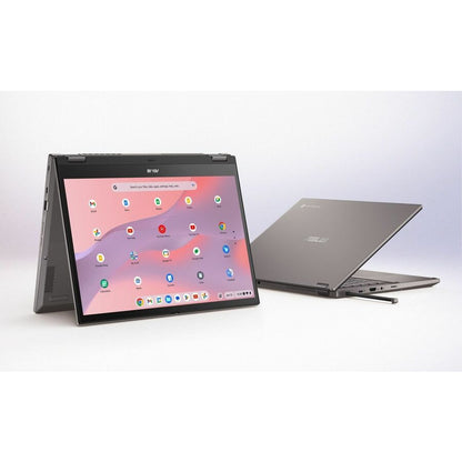 Alternate-Image4 Image for Asus Chromebook Vibe CX34 Flip CX3401 CX3401FBA-GE388T-S 14" Touchscreen Convertible 2 in 1 Chromebook - WUXGA - 144 Hz - Intel Core i3 12th Gen i3-1215U - 8 GB - 128 GB SSD - Pearl White
