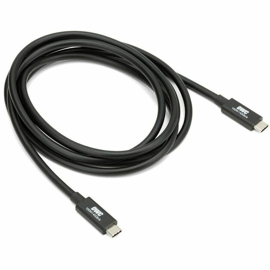 Alternate-Image1 Image for OWC 2.0M (78") Thunderbolt 4 (USB-C) Cable for Thunderbolt And USB-C Devices - Black