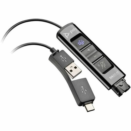 Main Image for Poly DA85-M USB to QD Black Adapter TAA