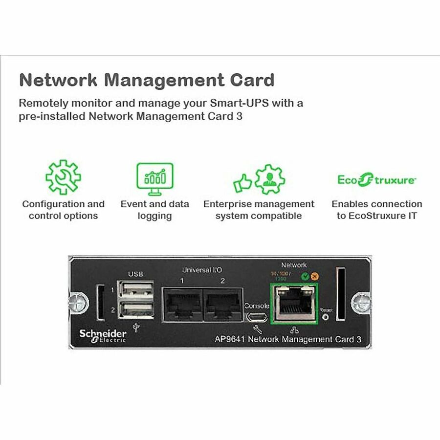 Alternate-Image4 Image for APC Smart-UPS, Line Interactive, 1500VA, Tower, 120V, 8x NEMA 5-15R outlets, SmartConnect Port+Network Card, AVR, LCD