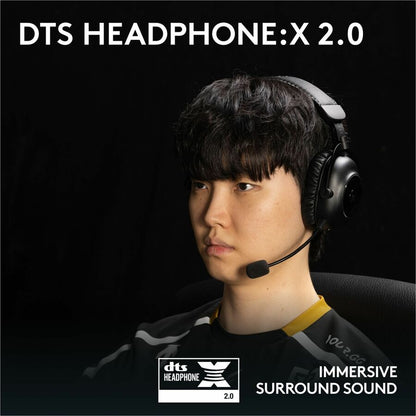 Alternate-Image5 Image for Logitech G PRO X 2 LIGHTSPEED Wireless Gaming Headset, Detachable Boom Mic, 50mm Graphene Drivers, DTS:X Headphone 2.0-7.1 Surround, Bluetooth/USB/3.5mm Aux, for PC, PS5, PS4, Nintendo Switch, Black