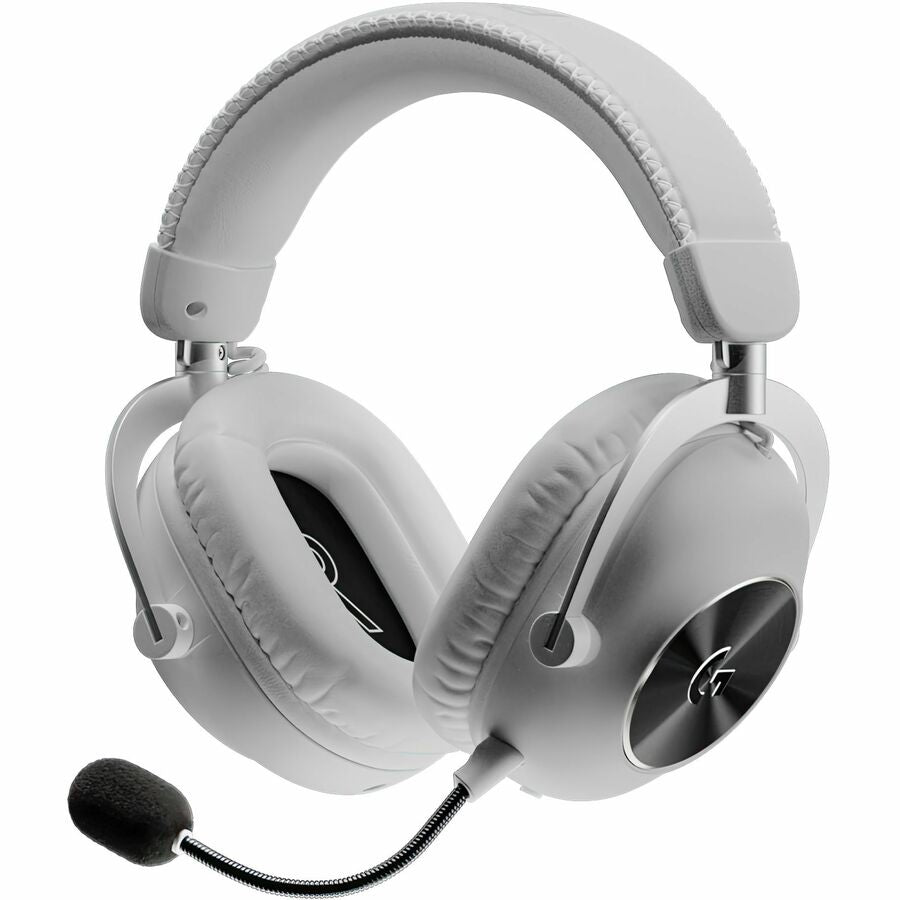 Left Image for Logitech G PRO X 2 LIGHTSPEED Wireless Gaming Headset, Detachable Boom Mic, 50mm Graphene Drivers, DTS:X Headphone 2.0-7.1 Surround, Bluetooth/USB/3.5mm Aux, for PC, PS5, PS4, Nintendo Switch, White