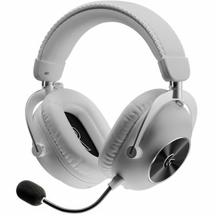 Left Image for Logitech G PRO X 2 LIGHTSPEED Wireless Gaming Headset, Detachable Boom Mic, 50mm Graphene Drivers, DTS:X Headphone 2.0-7.1 Surround, Bluetooth/USB/3.5mm Aux, for PC, PS5, PS4, Nintendo Switch, White