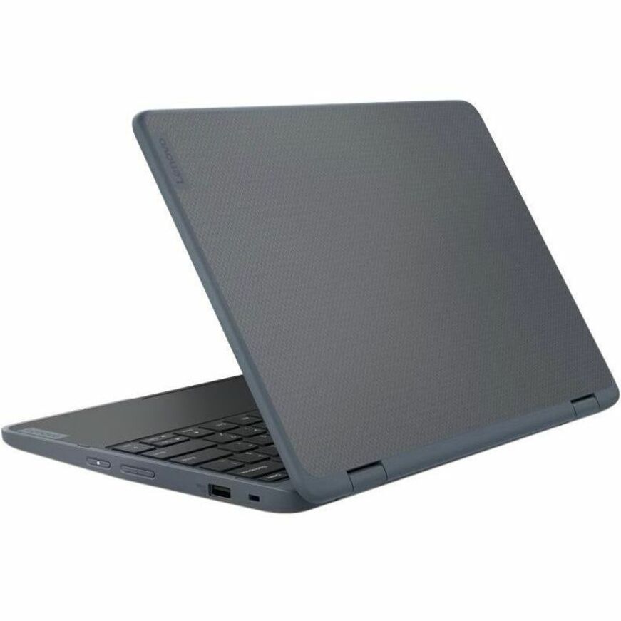 Rear Image for Lenovo 500w Yoga Gen 4 82VQ0007US 12.2" Touchscreen Convertible 2 in 1 Notebook - WUXGA - 60 Hz - Intel N-Series N200 - 8 GB - 128 GB SSD - English Keyboard - Slate Gray
