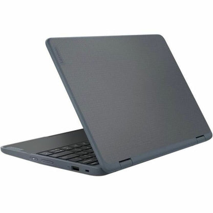 Rear Image for Lenovo 500w Yoga Gen 4 82VQ0007US 12.2" Touchscreen Convertible 2 in 1 Notebook - WUXGA - 60 Hz - Intel N-Series N200 - 8 GB - 128 GB SSD - English Keyboard - Slate Gray