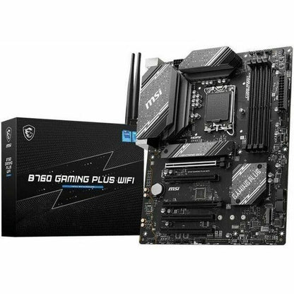 Main Image for MSI B760 GAMING PLUS WIFI Gaming Desktop Motherboard - Intel B760 Chipset - Socket LGA-1700 - ATX