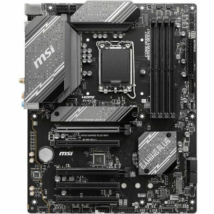 Alternate-Image2 Image for MSI B760 GAMING PLUS WIFI Gaming Desktop Motherboard - Intel B760 Chipset - Socket LGA-1700 - ATX