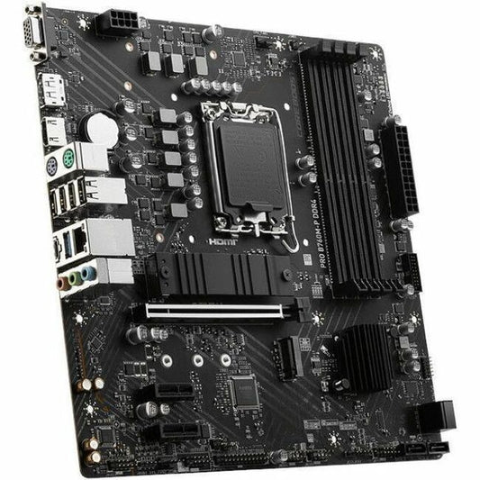 Main Image for MSI Pro PRO B760M-P DDR4 Gaming Desktop Motherboard - Intel B760 Chipset - Socket LGA-1700 - Mini ATX