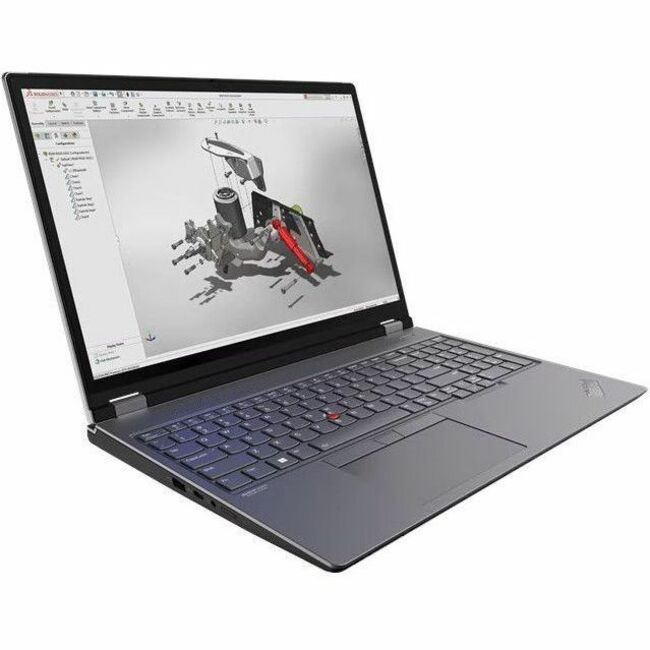 Main Image for Lenovo ThinkPad P16 Gen 2 21FA0032US 16" Mobile Workstation - WQXGA - 165 Hz - Intel Core i7 13th Gen i7-13700HX - 16 GB - 512 GB SSD - English Keyboard - Villi Black, Storm Gray