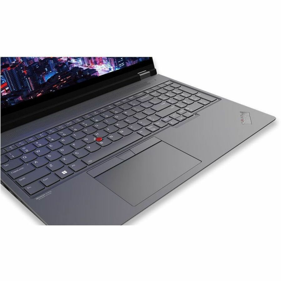 Alternate-Image4 Image for Lenovo ThinkPad P16 Gen 2 21FA002NUS 16" Mobile Workstation - WQXGA - 165 Hz - Intel Core i9 13th Gen i9-13950HX - vPro Technology - 32 GB - 1 TB SSD - English Keyboard - Villi Black, Storm Gray