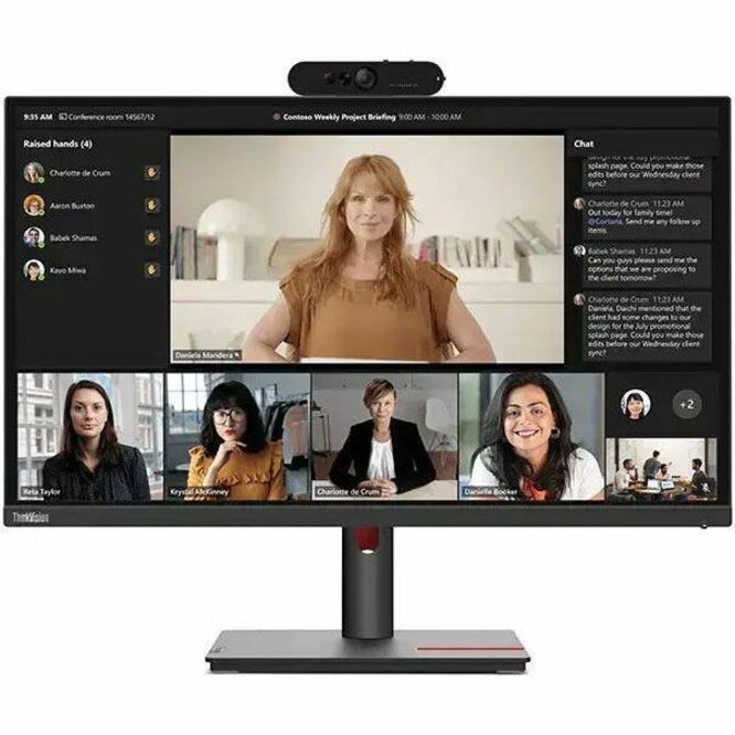 Alternate-Image7 Image for Lenovo ThinkVision MC60 (S) Webcam - Black - USB 2.0 Type A